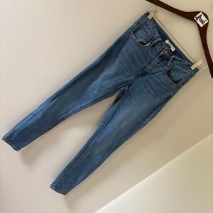 Unpublished High Waist Denim Skinny Blue Jeans Women's 27 = 4 great preworn cond